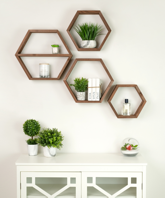 Hexagon Shelves DIY Is the Hottest Home Decor Trend of 2023