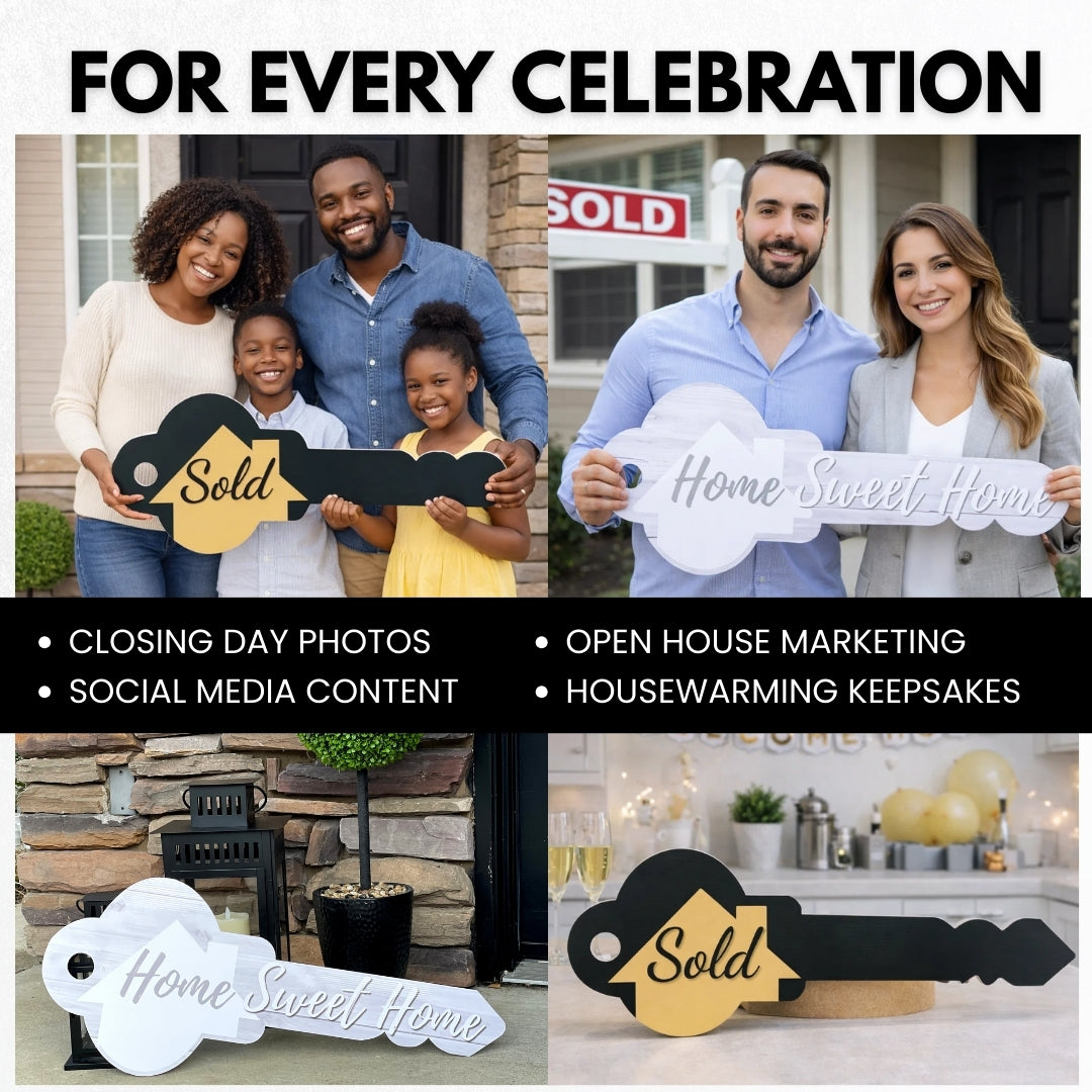 Realtor Team Bundle – 5 Double-Sided Key Signs