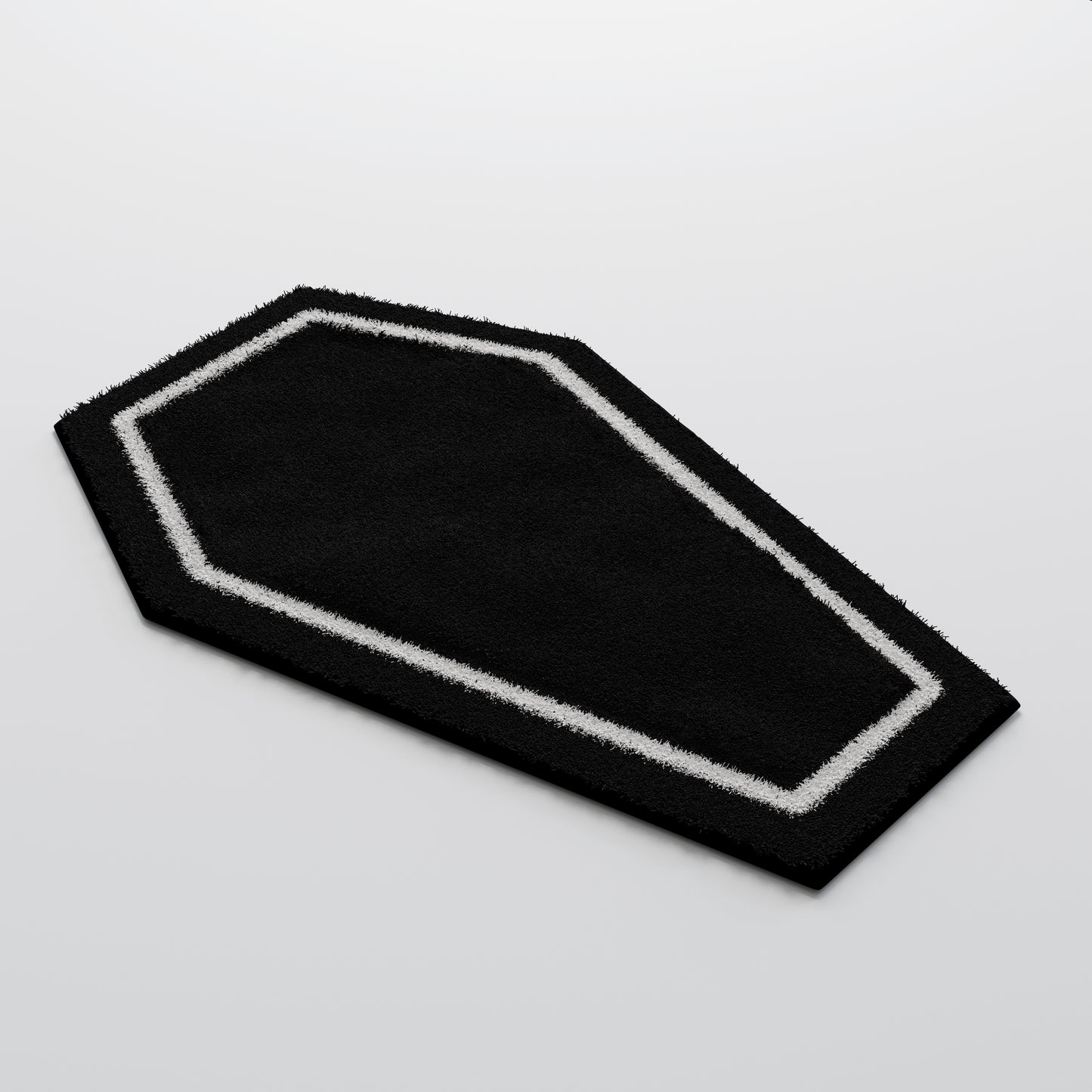 goth rug bathroom mat coffin