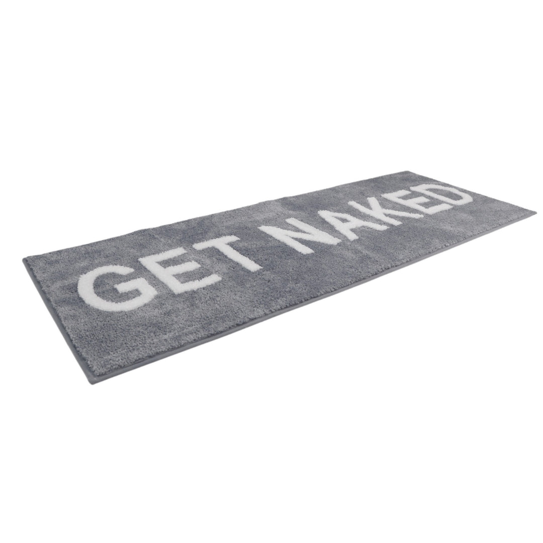 Gray “Get Naked” Bath Mat Bundle