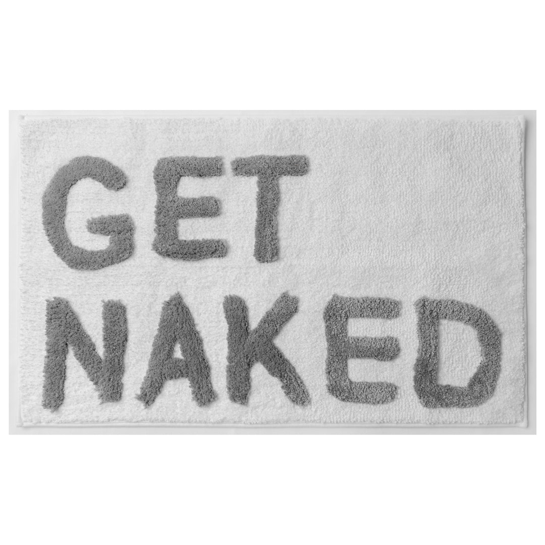 Get Naked Bath Mat - White