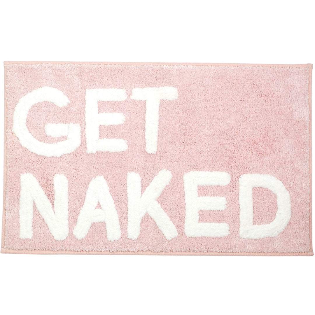 Pink “Get Naked” Bath Mat Bundle