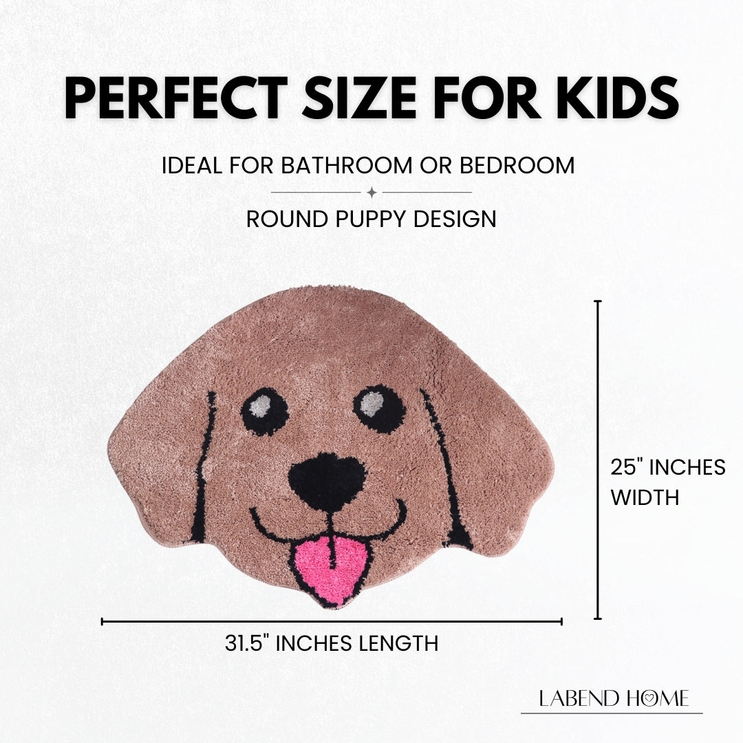 Puppy Bath Mat – Cute, Soft, Absorbent and Non-Slip