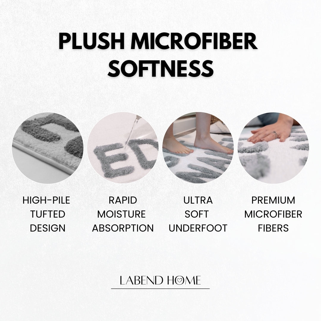 Get Naked Bath Mat - White