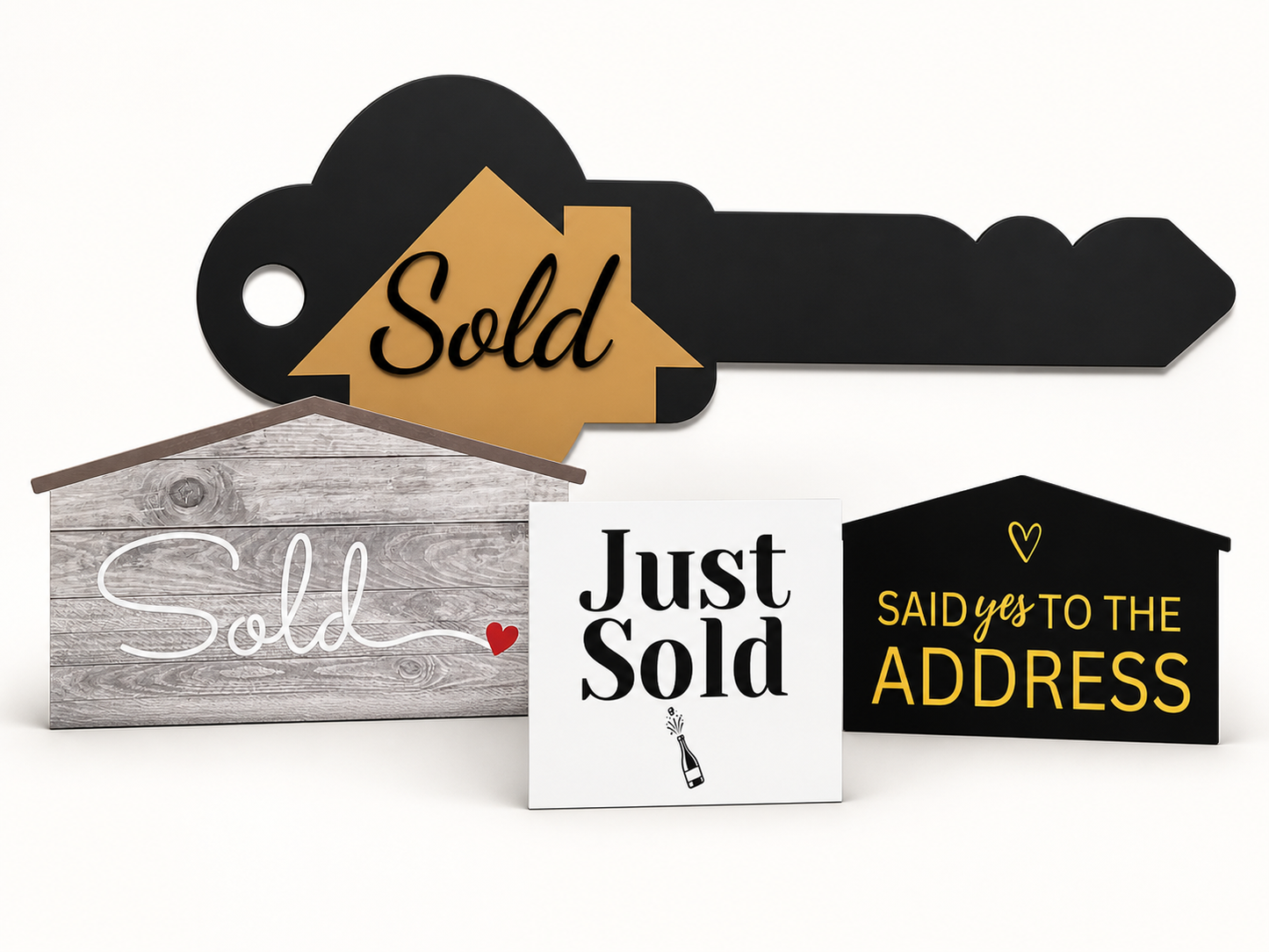 Professional Team Bundle – 10 Signature Sold Signs