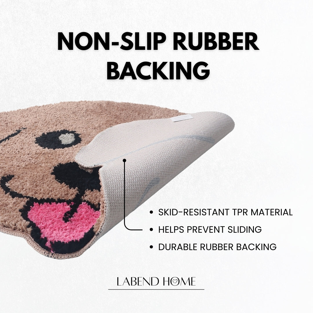 Puppy Bath Mat – Cute, Soft, Absorbent and Non-Slip