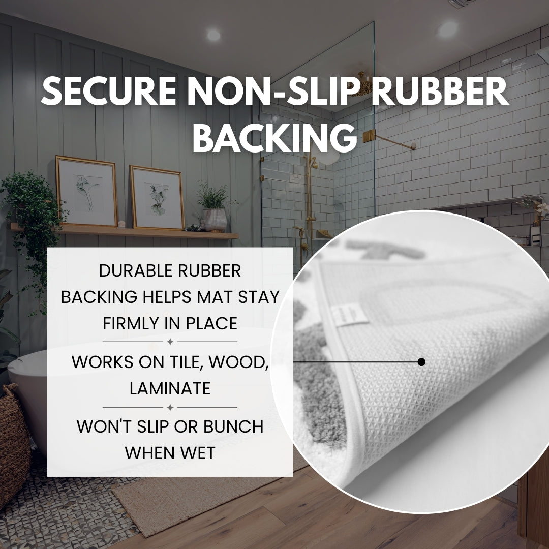 Get Naked Bath Mat - White