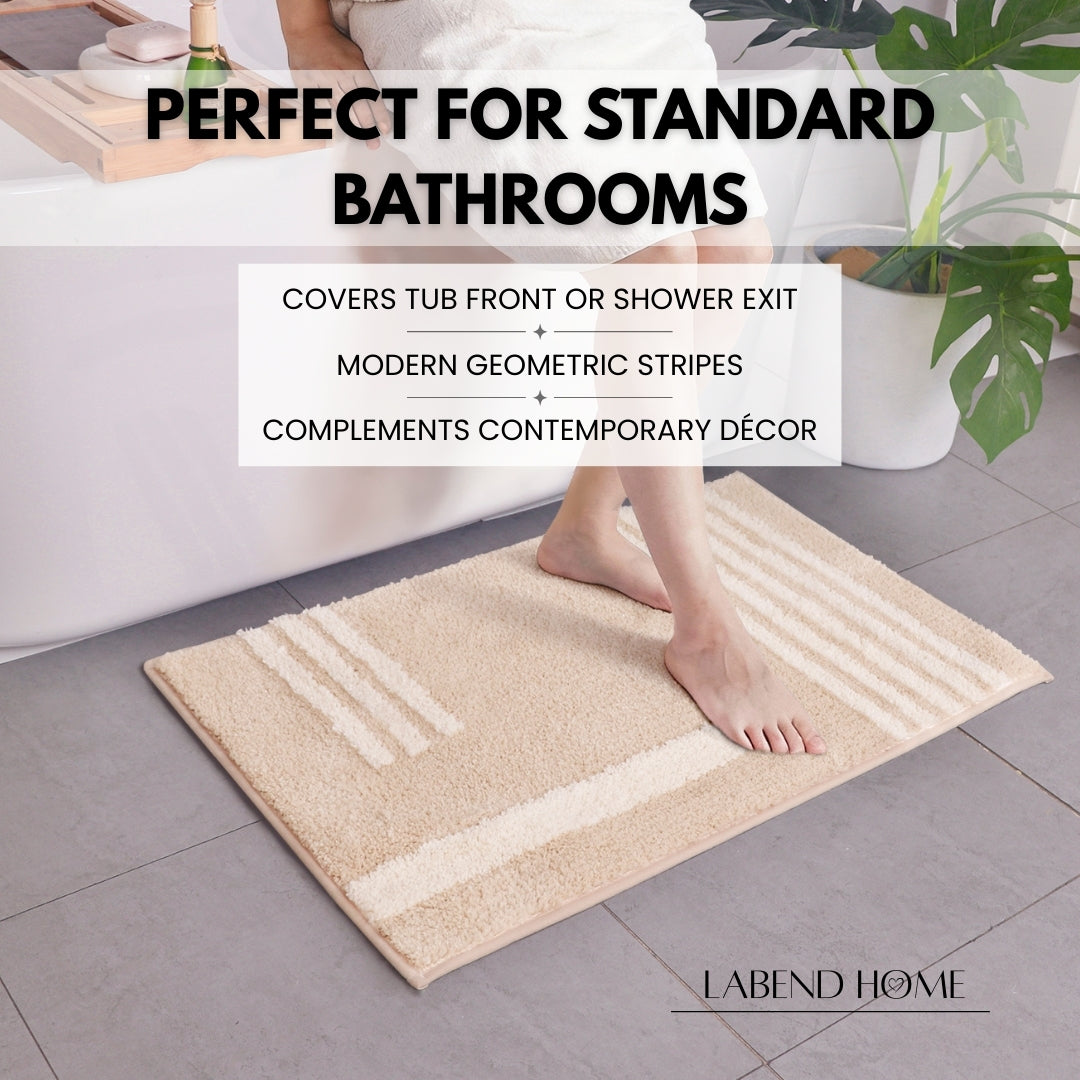 Linea Collection - Bath Mat Standard - Natural 20” x 31.5”