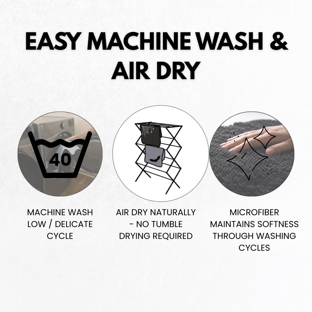 WITTIZA Spider Web Bath Mat Halloween Rug Gothic Spider Rug