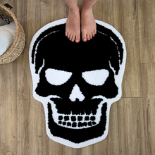 Load image into Gallery viewer, Skull Rug Halloween Bath Mat Gothic Rug
