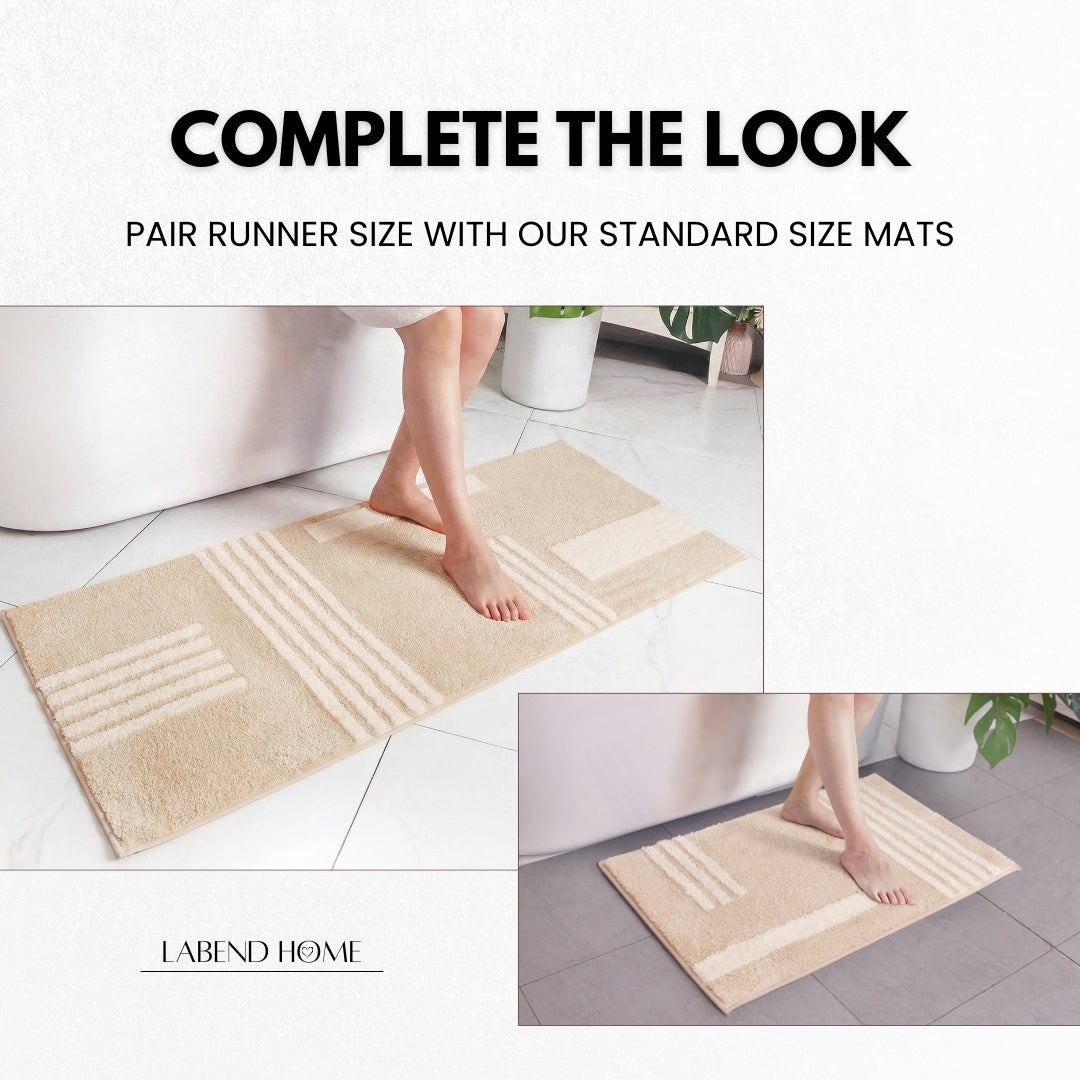 Linea Collection - Bath Mat Standard - Natural 20” x 31.5”