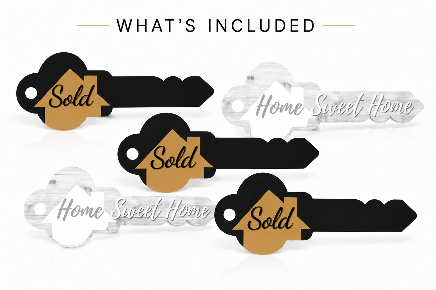 Realtor Team Bundle – 5 Double-Sided Key Signs