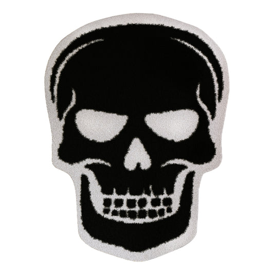 WITTIZA Skull Rug Halloween Bath Mat Gothic Rug