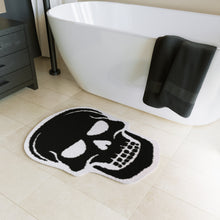 Load and play video in Gallery viewer, Skull Rug Halloween Bath Mat Gothic Rug
