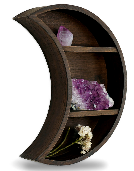 crystal shelf brown