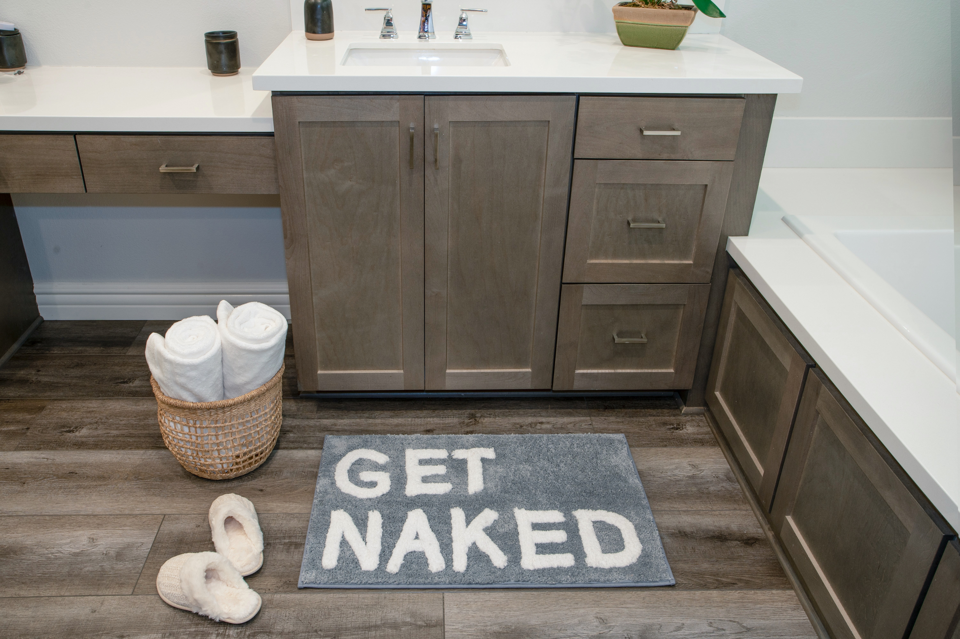 Urban Outfitters Get Naked bathroom rug