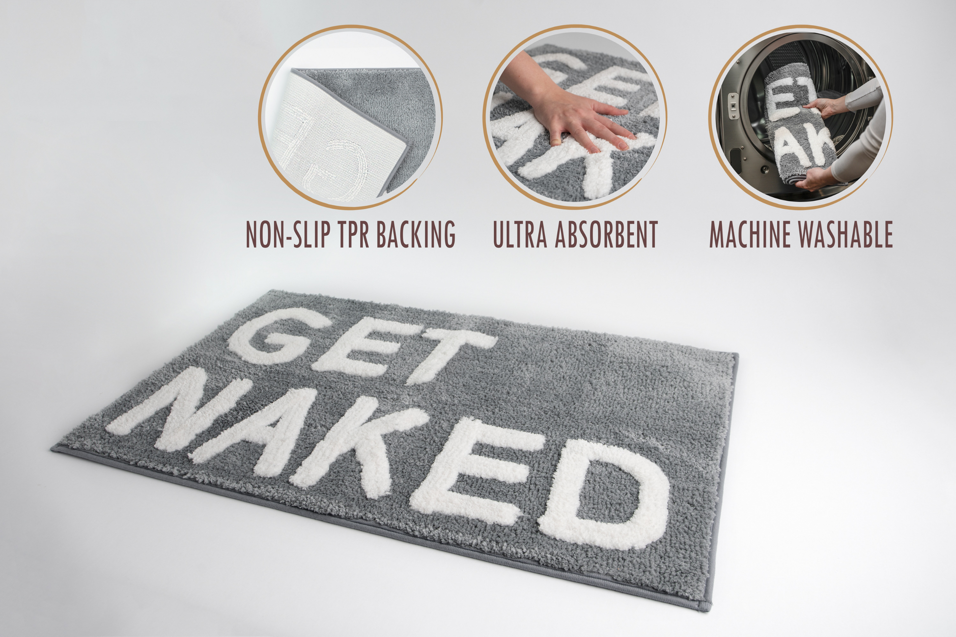 get naked bathroom rug