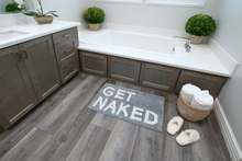 Load image into Gallery viewer, gray funny bathroom mats
