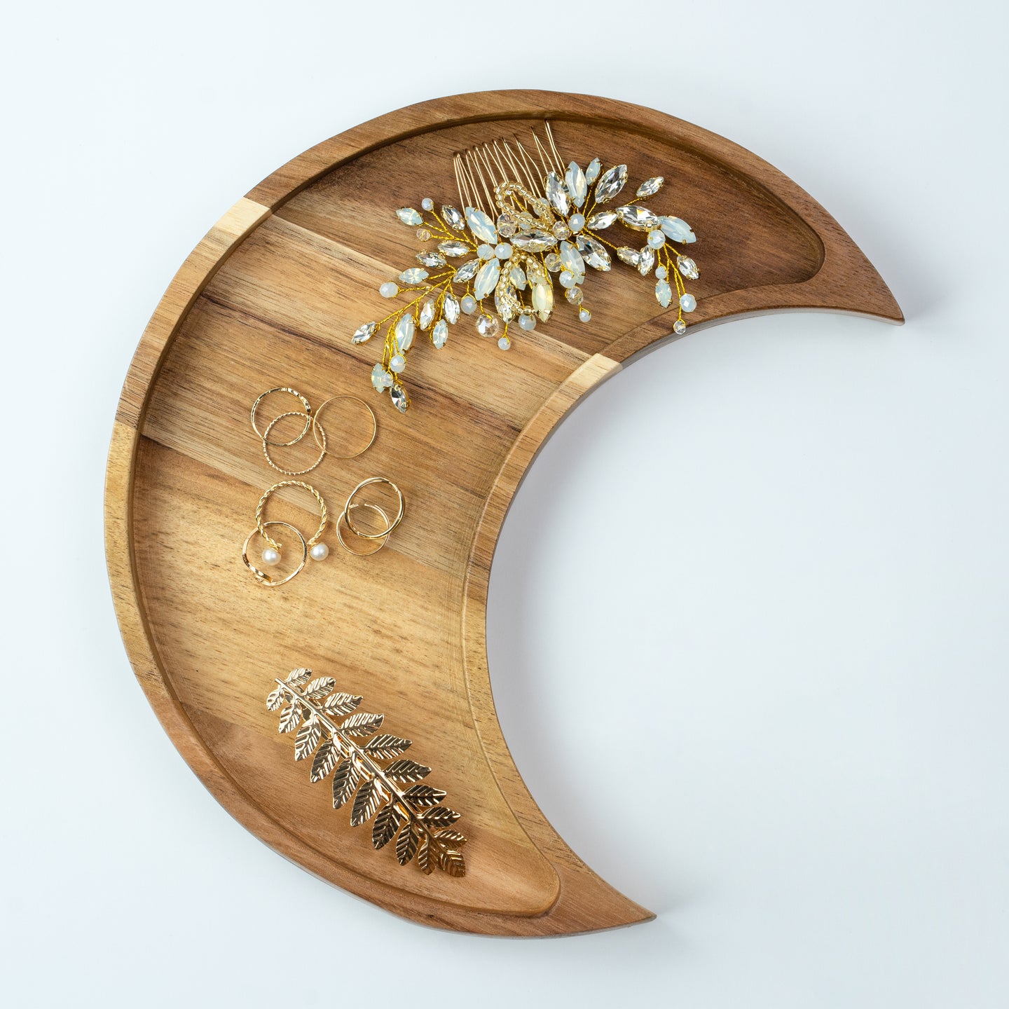 moon tray crystal holder