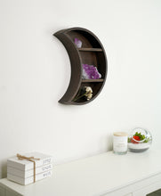 Load image into Gallery viewer, brown crescent moon shelf
