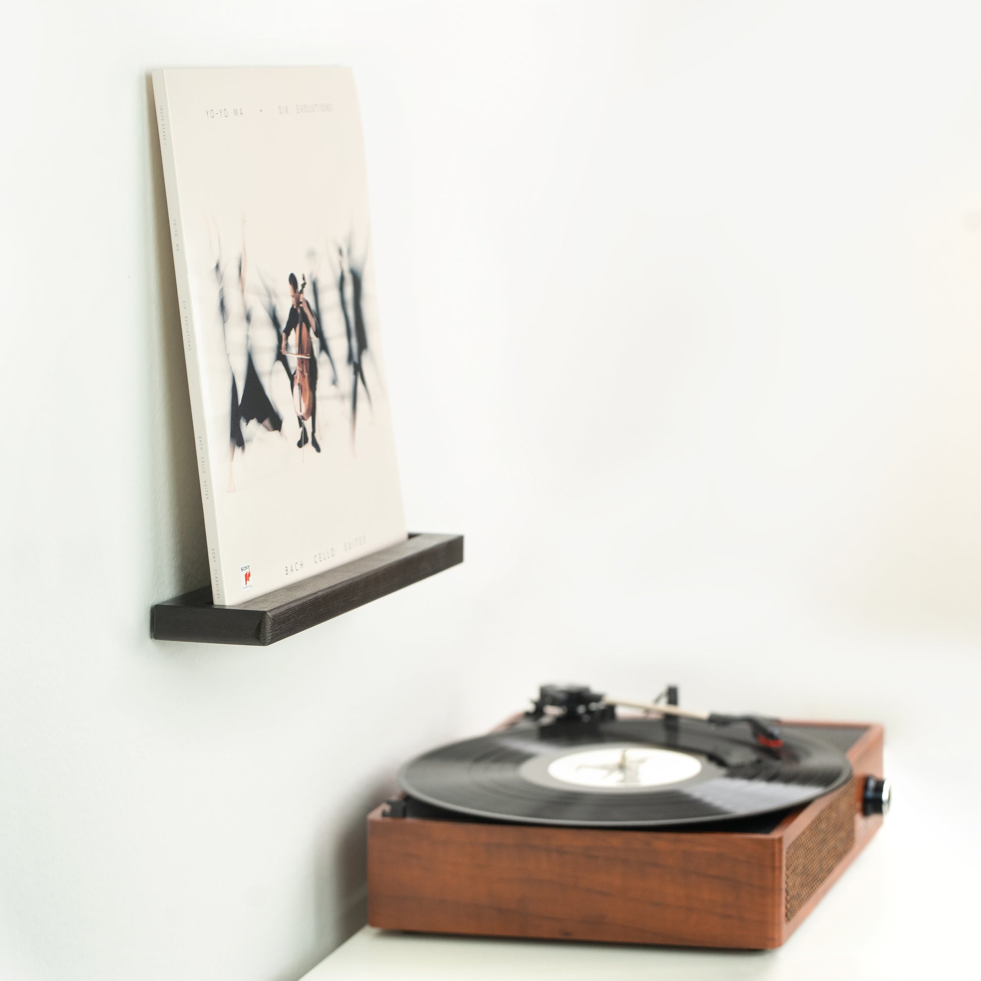 vinyl record shelf