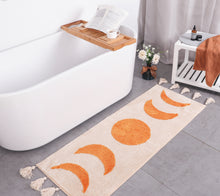 Load image into Gallery viewer, half moon phases bathroom mat
