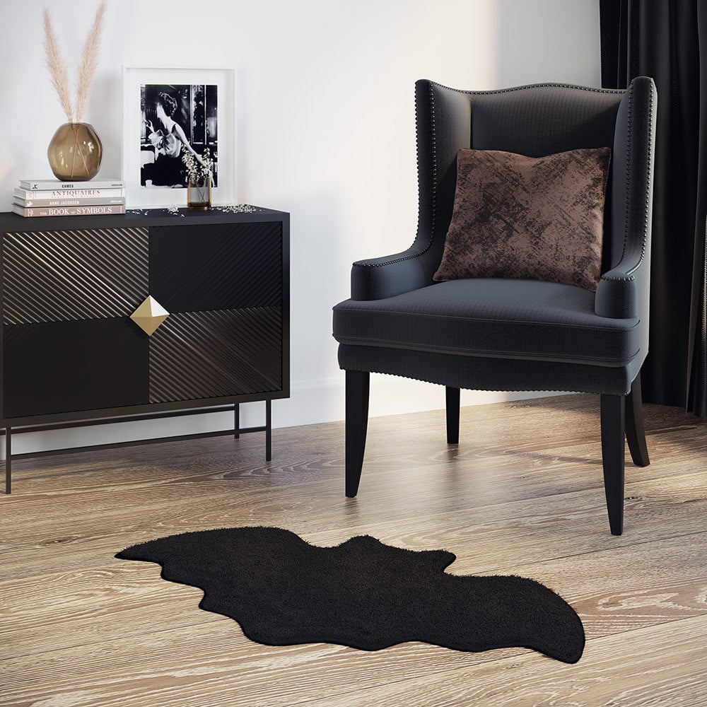 gothic decor bat rug