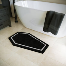 Load image into Gallery viewer, Gothic bath mat rug coffin
