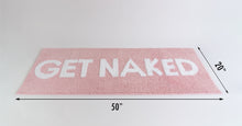 Load image into Gallery viewer, get naked bath runner rug long
